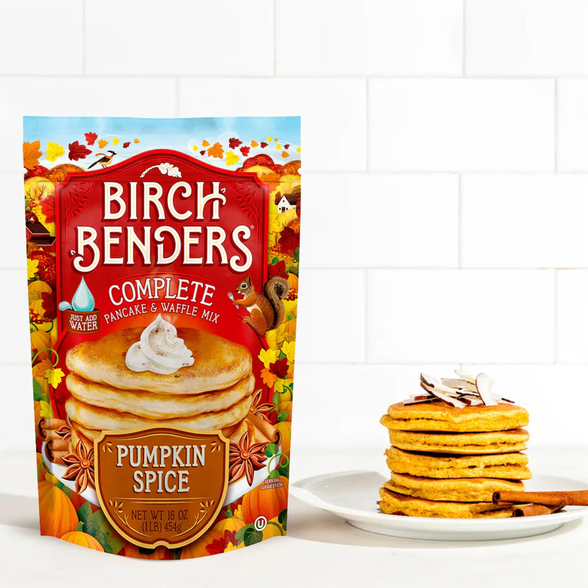 Birch Benders aroma fills a warm kitchen with pumpkin-spice mornings.