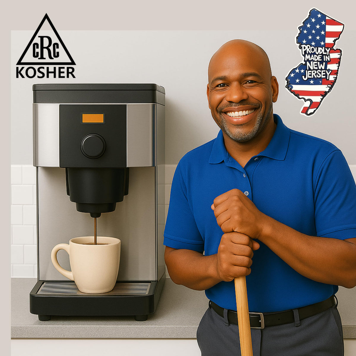 Birch Glen Roasters hot beverage setup with smooth foam topping