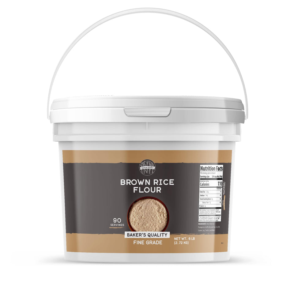Birch & Meadow brown rice flour bag for gluten-free baking and healthy meals