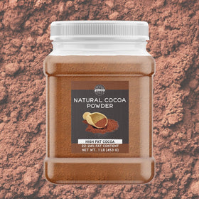 Birch & Meadow cocoa powder measuring scoop ready for baking and recipes