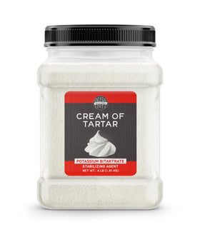 Birch & Meadow cream of tartar jar front with resealable lid for freshness