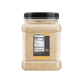 Birch & Meadow granulated honey in a resealable bag for easy storage and measuring.
