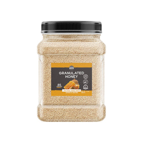 Birch & Meadow granulated honey for tea enhances sweetness and aroma.
