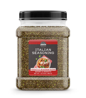 Birch & Meadow Italian Seasoning bottle boosts pasta sauces with a savory herb blend.