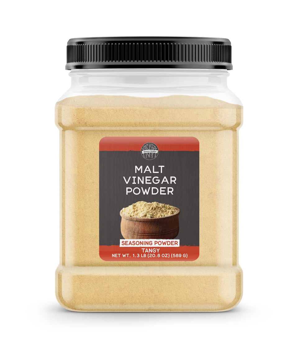 Birch and Meadow Malt Vinegar Powder packaging shows USA-made flavoring.