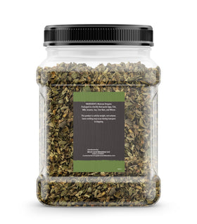 Birch & Meadow oregano jar label close up, perfect for carnitas seasoning