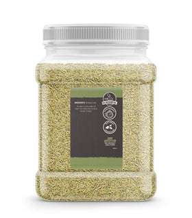 Birch & Meadow rosemary in a resealable square container for pantry freshness