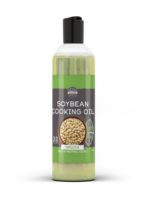 Birch & Meadow Soybean Oil bottle for versatile cooking with a mild neutral flavor.