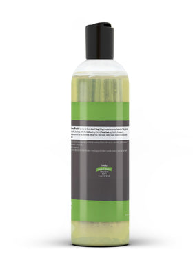 Birch & Meadow Soybean Oil label close-up highlighting pure ingredients packaged in the USA.