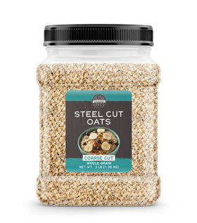 Birch & Meadow steel cut oats 3lb pack for a hearty breakfast