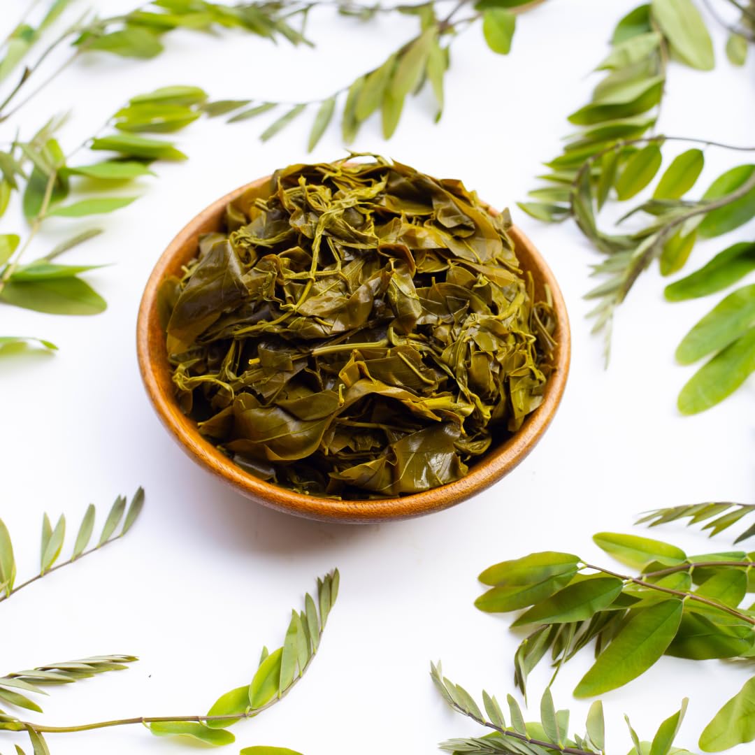 Birch & Meadow senna tea in cup ready to brew.