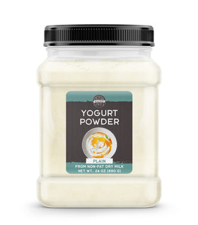 Birch & Meadow Yogurt Powder bottle with label for pantry use and smoothies