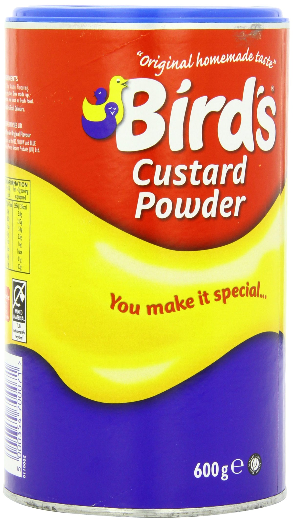Bird's traditional custard recipe since 1837 brings homestyle flavor.