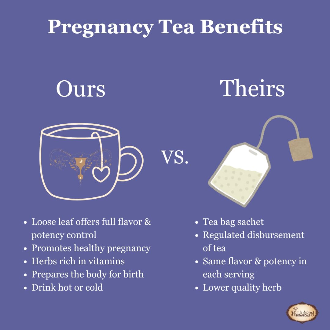 Birth Song Botanicals Lady in Waiting tea being brewed in a pitcher for easy daily sipping