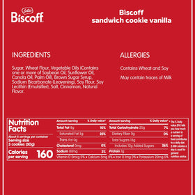 Biscoff Lotus vanilla cookies served on plate for quick snack moments