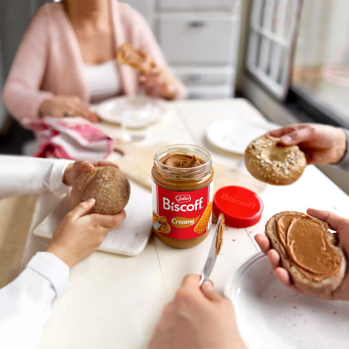 Biscoff caramel flavor jar, convenient 400g for sharing