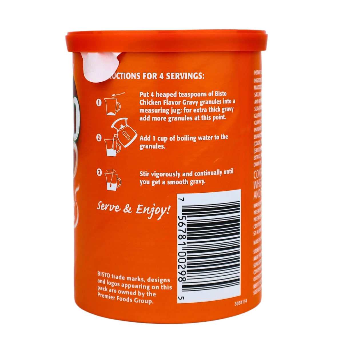 Bisto Chicken Gravy Granules served over roast chicken for a comforting meal