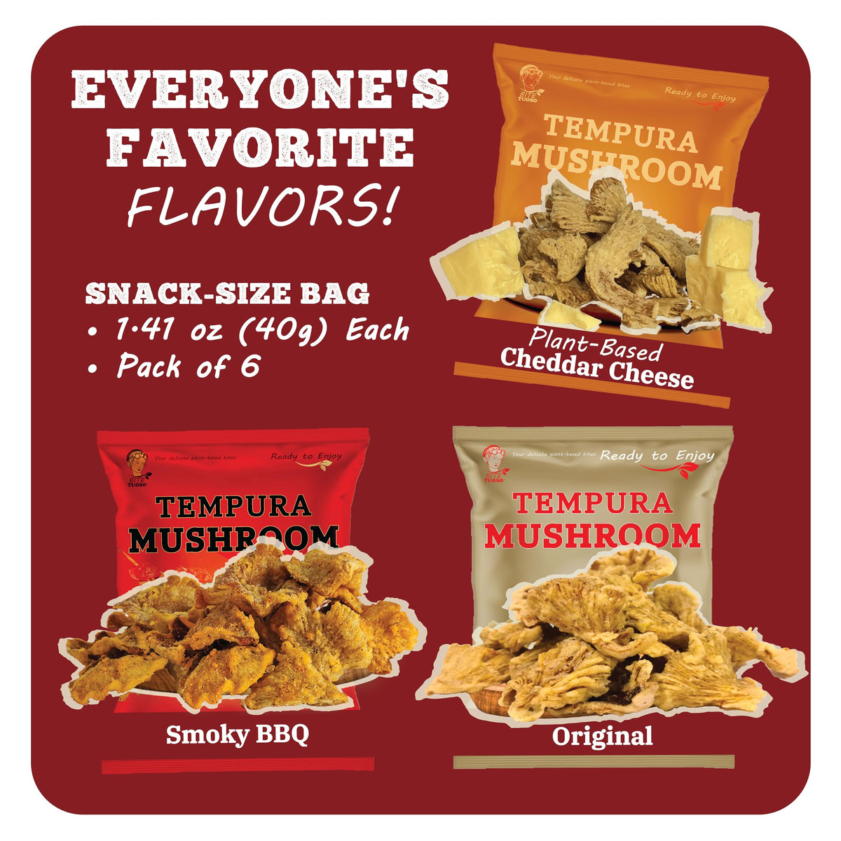 Grab-and-go Bitetuoso chips fit busy lifestyles and travel.