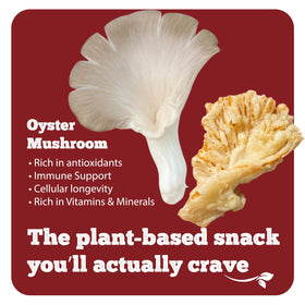Bitetuoso Tempura Oyster Mushrooms Crispy Coating Closeup emphasizes light, crunchy texture