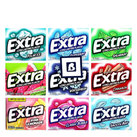 Bitetwist assorted gum 9-pack front view for on-the-go freshness.