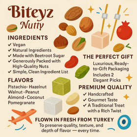 Biteyz Nutty Turkish Delight hazelnuts — premium vegan treat anytime