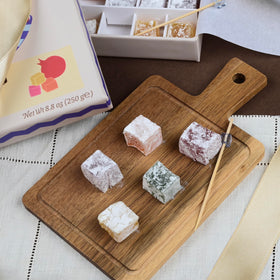 Biteyz pomegranate-flavor delight adds tart depth to a vegan candy lineup.
