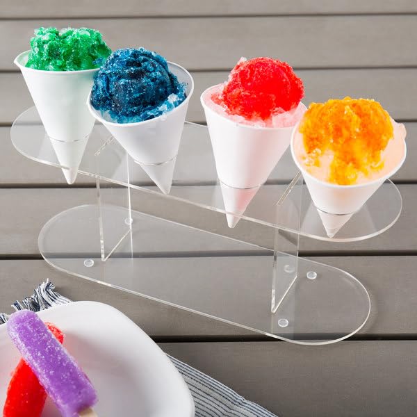 Bits N Things bright pink color snow cone syrup enhances visual appeal.