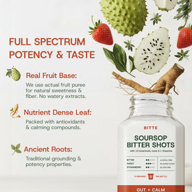 Bitte monk fruit sweetener note for sugar-free flavor and balance.
