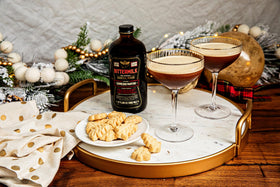 Vanilla bean hints balance the bittersweet profile of Bittermilk Espresso Martini Mixer.
