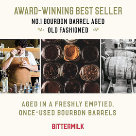Bittermilk No.1 orange-peel garnish highlighting natural citrus aroma