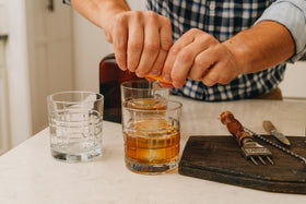 Bittermilk No.1 Single serve bottle pairs with 2 oz spirits.