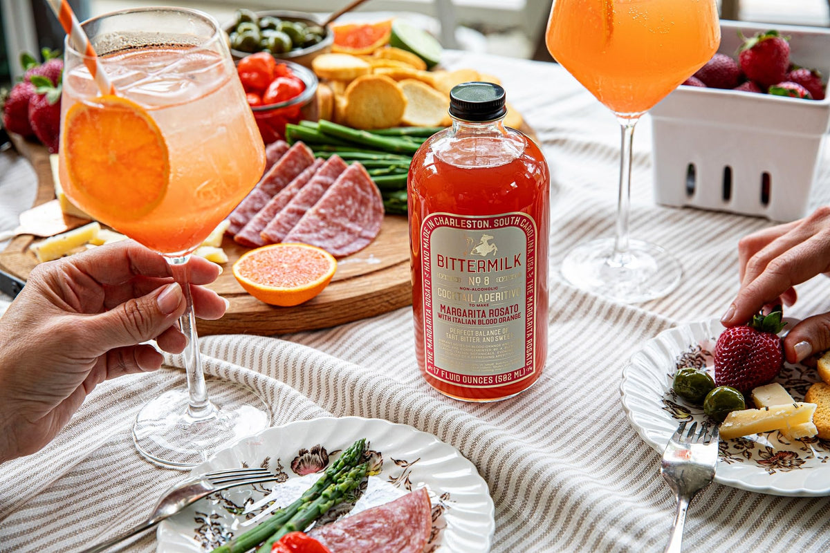 Close-up on citrus peels and rhubarb aroma notes from No.8.