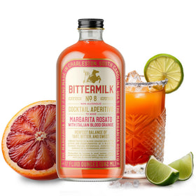 Bittermilk No.8 Margarita Mix bottle for authentic at-home cocktails.