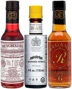 Bitters Triple Play Angostura Aromatic bottle on display for classic cocktails
