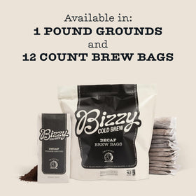 Bizzy 1 lb pack for multiple cold brews.