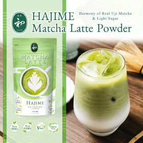 BJDesign Hajime scoop with powder, easy measure for consistent latte flavor.