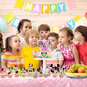 BJPERFMS pink cake toppers for girls and boys celebrations