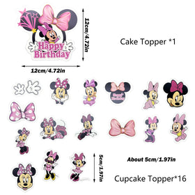 BJPERFMS mouse cake toppers add whimsical flair to kids' treats