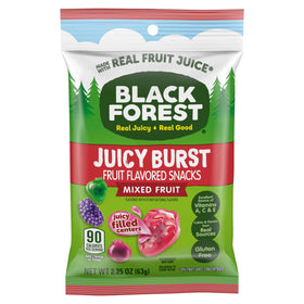 Black Forest Juicy Burst strawberry pouch for lunchboxes and on-the-go