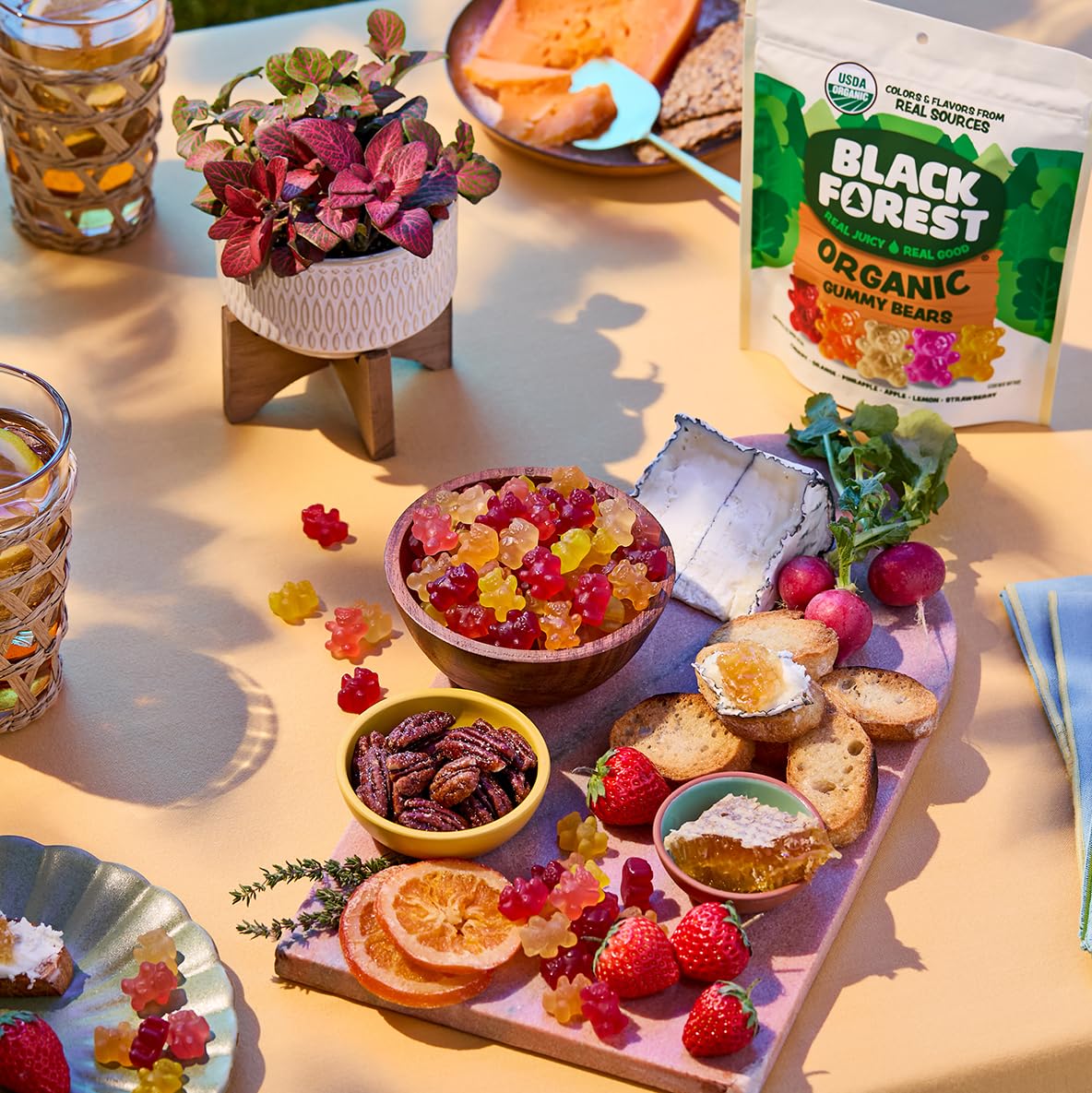 Black Forest Organic Gummy Bears fat-free snack option