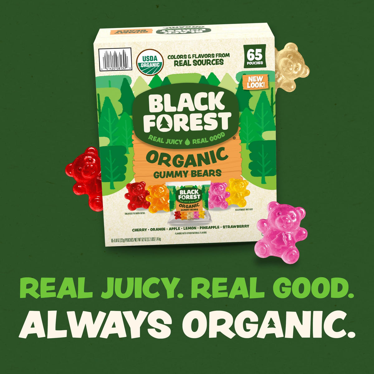 Black Forest packaging is recyclable, supporting sustainable snacking