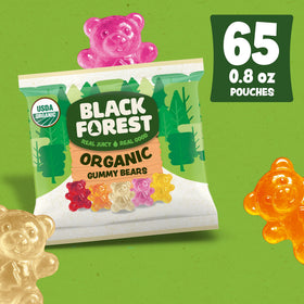 USDA Organic certification emblem with Black Forest Gummy Bears