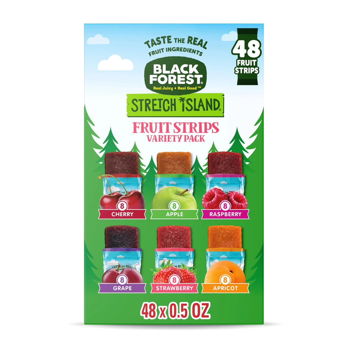 Black Forest Stretch Island 48-count variety pack for lunches and on-the-go snacking