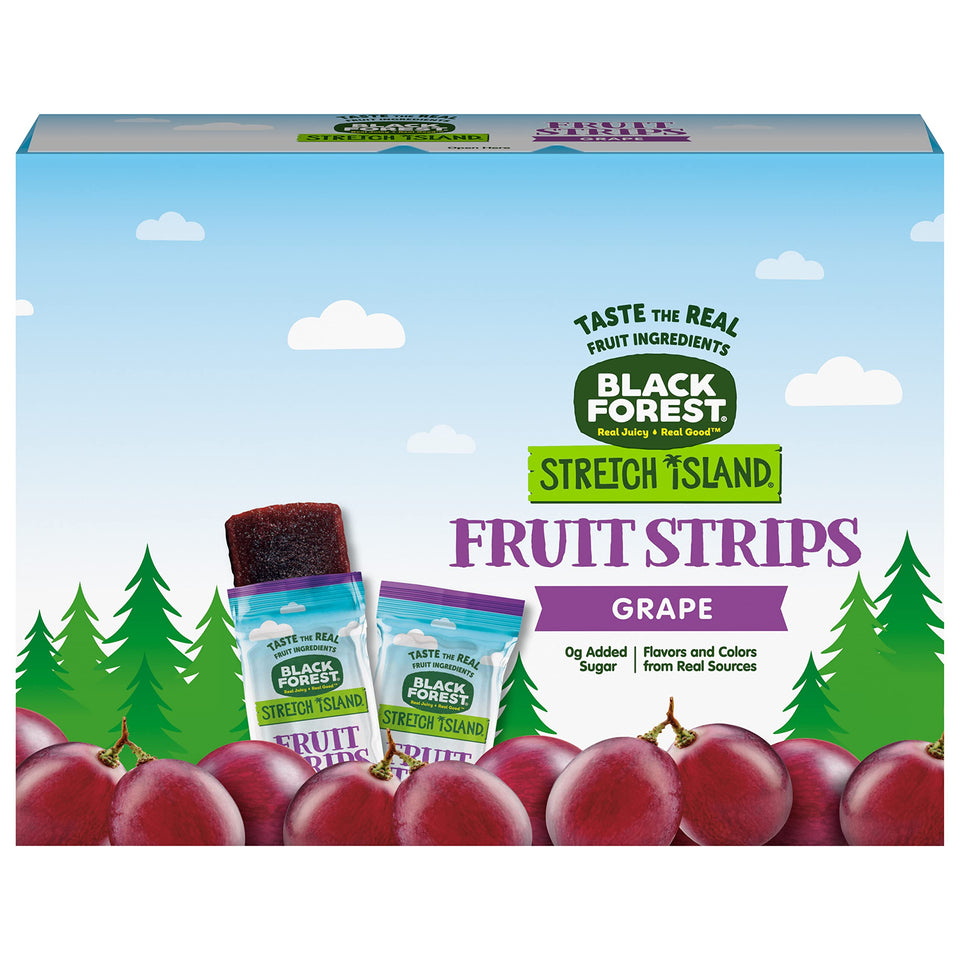 Black Forest Stretch Island grape strips pack of 30 for on-the-go snacking