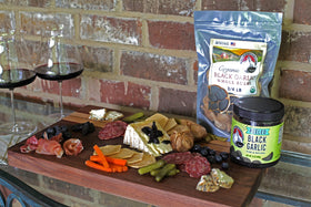 Black Garlic North America fermented bulbs aged 120 days for deep, sweet-tang umami.