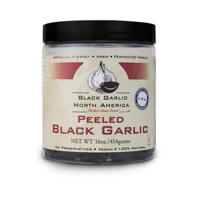 Black Garlic North America Kosher certified label visible on packaging.
