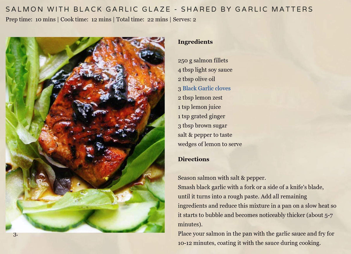Black Garlic North America molasses-sweet notes enhance rich dishes.