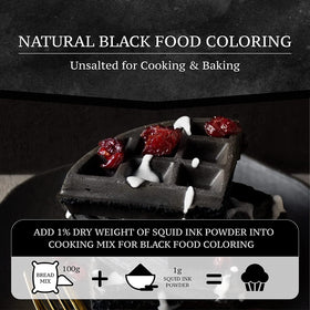 Black Hut squid ink bread dough tinted with dramatic color.