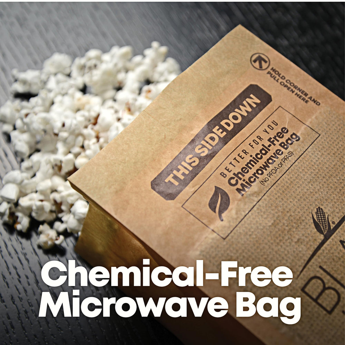 Black Jewell Non-GMO seal denotes verified, ingredient-conscious snacking.