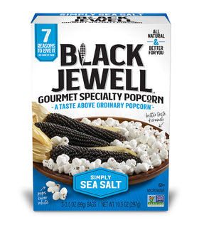 Black Jewell popcorn pack of six ready for sharing